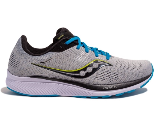 Tenis Saucony Guide 14 Wide Hombre Zapatillas Running Alloy / Cobalt México MX-920-QG